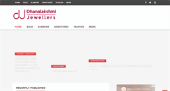 Desktop Screenshot of dhanalakshmijewellers.com